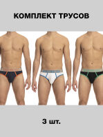 - "Sporty - 3-Pack Men's Briefs Assorted Color" ( 3 .) (. !) 
