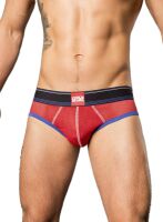 - "Backless Briefs Bond Street - Red/Navy/Black" (SALE!) 
