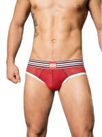 - "Backless Briefs Bond Street - Red/White/Black" (SALE!) 