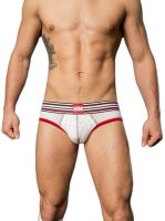 - "Backless Briefs Bond Street - White/Red/Black" (SALE!) 