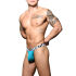 - "Almost Naked Bamboo Y-Back Thong - Teal" 
