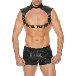 - "Ouch! - Men Harness with Neck Collar" 