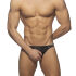 - "Flowery Lace Bikini Briefs - Black" 