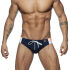 - "Stripes Basic Swim Briefs - Navy" 