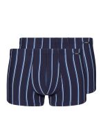 - "Cotton Advantage Trunks 2 Pack - Crown Blue Stripes ( 2 .) 