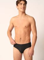 - "Cotton Fresh Briefs - Black" 