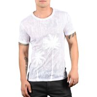  "Glisten Palm Tee - White" (SALE!) 