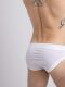 - "Mesh Briefs with Microfiber - White" 