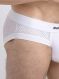 - "Mesh Briefs with Microfiber - White" 