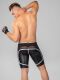   "Skulla - Mens Fetish Cycling Shorts White" 