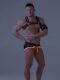 - "Youngero - Men's Fetish Briefs Mesh Open Rear - Neon Orange" 
