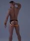 - "Youngero - Men's Fetish Briefs Mesh Open Rear - Neon Orange" 