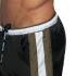 - "Stripes Basic Swim Short - Black" 