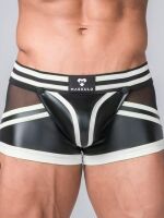 - "Youngero Generation Y - Men's Fetish Trunks Zipped Rear - Neon White" 