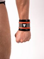  "Youngero - Neon Maskulo Spandex Wrist Band - Neon Orange" 