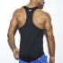 - "Fitness Plain Tank Top - Black" 