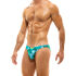 - "Recycled Camo Low Cut Briefs - Camo Green" 
