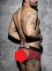 - "Double Piping Bottomless Boxer - Red" 