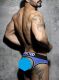 - "Double Piping Bottomless Briefs - Royal Blue" 