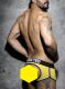 - "Double Piping Bottomless Boxer - Yellow" 
