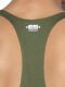 - "Fitness Plain Tank Top - Khaki" 