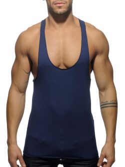 - "Tank Back Printed - Navy" 