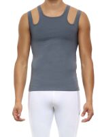 - "Hole Double Tanktop - Grey" 