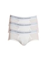 - "Staple 3-pack Fly Briefs - White" 