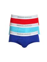 - "Staple 3-pack Fly Briefs - Red/Blue/Aqua" 