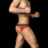 - "Backless Briefs Bond Street - Red/Yellow/Black" (SALE!) 