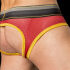 - "Backless Briefs Bond Street - Red/Yellow/Black" (SALE!) 