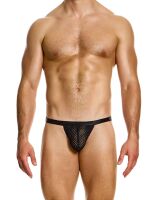 - "Mesh Through Tanga Briefs - Black" 