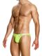 - "Mesh Through Low Cut Briefs - Yellow Neon" 