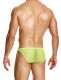 - "Mesh Through Low Cut Briefs - Yellow Neon" 