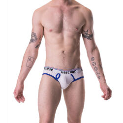 - "Younes Briefs - White/Royal" (SALE!) 