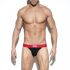 - "Tricolor Push Up Jock - Black" 