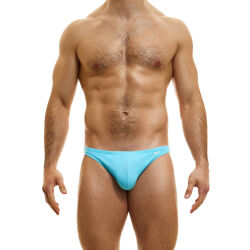 - "Peace Low Cut Briefs - Aqua" 
