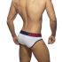 - "Open Fly Cotton Briefs - Navy" 