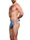 - "Almost Naked Soccer Mesh Thong - Blue" 