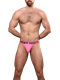 - "Hotness Rib Thong - Neon Pink" 