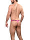 - "Hotness Rib Thong - Neon Pink" 