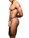 - "Unleashed Nude Mesh Ring Thong - Nude" 
