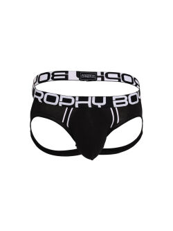 - "Trophy Boy For Hung Guys Comfort Jock - Black" 