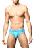 - "Almost Naked Fly Tagless Briefs - Aqua" 