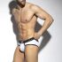 - "White Cotton Briefs - Black" 