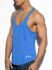 - "Fitness Plain Tank Top - Royal Blue" 