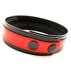    "H2H Leather Armband Or Collar Red" 