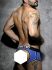 - "Double Piping Bottomless Boxer - Royal Blue" 