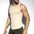 - "Flame Tank Top - Beige" 