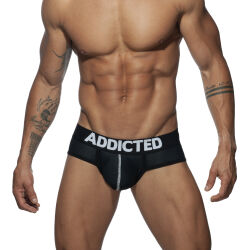 - "Push Up Mesh Briefs - Black" 